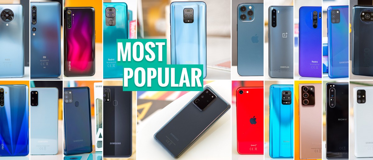  Топ-20 самых популярных телефонов в 2020 году 
