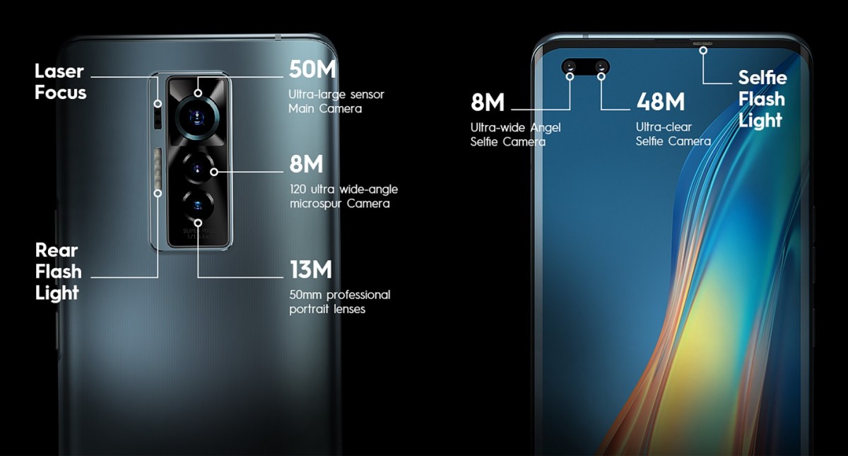  Tecno представляет первый телефон премиум-класса, Phantom X, с 50-мегапиксельной основной и 48-мегапиксельной селфи-камерами. 