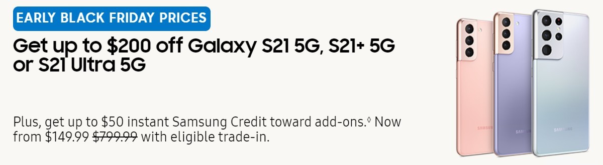  Samsung US начинает Черную пятницу рано со скидками на складные, S-серии, носимые устройства и многое другое. 