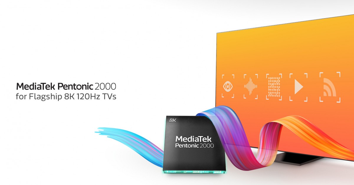  MediaTek Pentonic 2000 - первый в мире 7-нм чип для ТВ, декодирует 8K при 120 Гц 