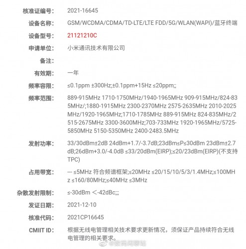  Xiaomi Redmi K50 Gaming получает одобрение регулирующих органов в Китае 