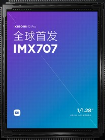  Xiaomi 12 Pro - первая модель, использующая сенсор Sony IMX707 50 МП 